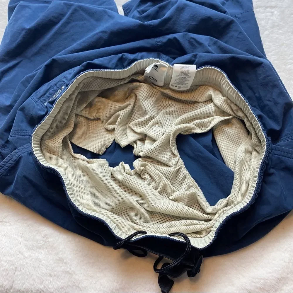 Columbia Blue Cargo Swim Trunks Size Large